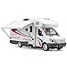 NOVAFUSION Toy Campers for Kids Toy RVDie Cast Metal Toy Camper for 3 4 5 6 7 8 9 Year Old ToddlersPull Back RV Toy with Light and SoundTrucks for Kids Ages 48White - Image 2
