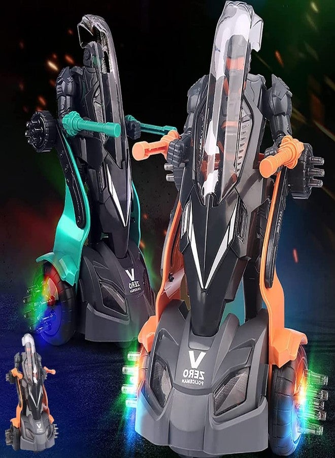 QUEENZOMY شرطي كوينزومي الوسيم ذو الموسيقى والإضاءة ثلاثية الأبعاد، مناسب للأطفال من عمر سنتين فما فوق | عبوة من قطعة واحدة | ألوان متنوعة - Image 1