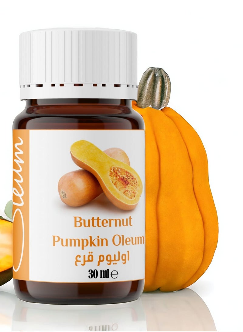 Oleum Cosmetics Oleum Butternut Pumpkin Oil 30 ml - Moisturizing, Nourishing, and Anti-Aging for Skin and Hair - Unrefined, and Rich in Vitamins  - Image 1