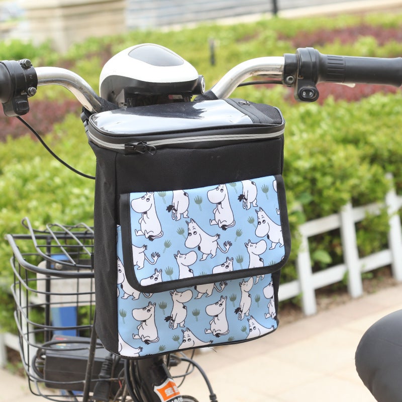 Generic Electric Car Hanging Bag Battery Car Front Rainproof Hanging Bag Self-propelled Bicycle Storage Bag Large Capacity Touch Screen Bag Hippo 