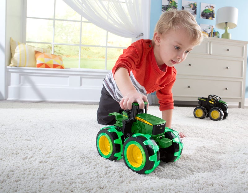 TOMY Monster Treads Lightning Wheels - John Deere Tractor - Motion Activated Light Up Monster Truck Toy - John Deere Tractor Toys - Frustration Free - Ages 3 Years and Up - Image 5