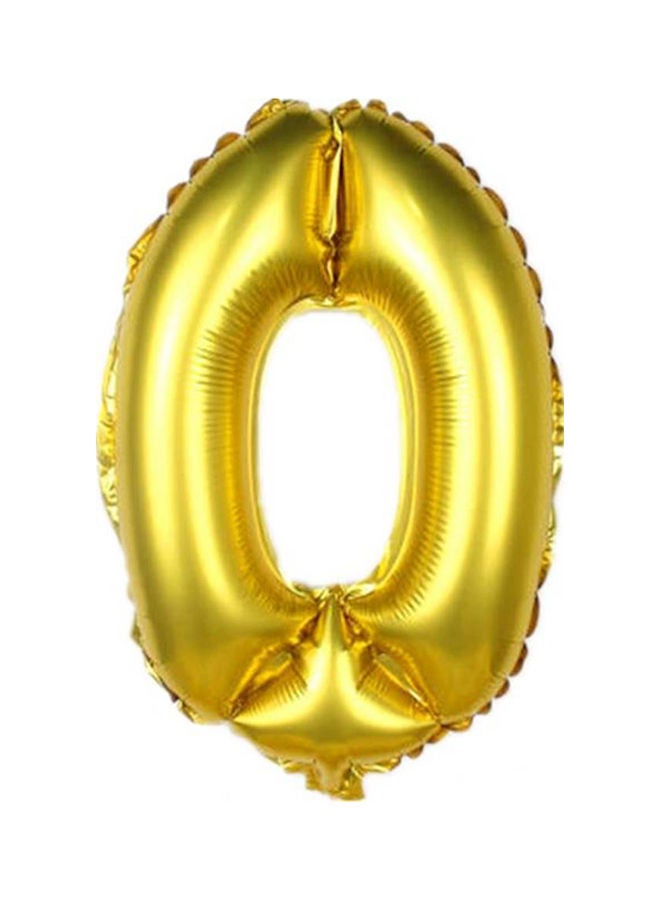 NIBEMINENT O Letter Shaped Foil Balloon Party-1354