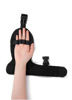 GMORO Finger Rehabilitation Assistance Gloves, Fixing Gloves Finger Training Splint Brace Ability, Rehabilitation with Stroke Hand Use for Elderly Fist Hemiplegia Training Single Grip Exercise  - Image 3