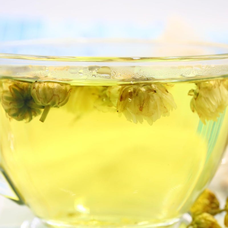 FullChea شاي الأقحوان المجفف الطبيعي الفاخر من فول تشيا - 3.52 أونصة (100 جرام) - شاي أعشاب خالي من الكافيين - Image 4