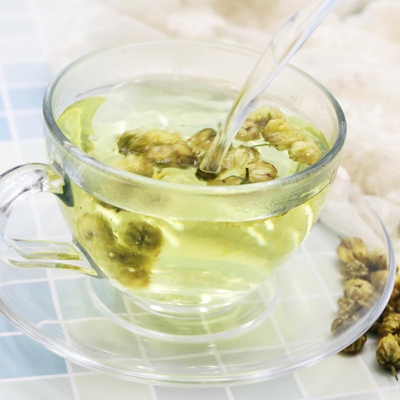 FullChea شاي الأقحوان المجفف الطبيعي الفاخر من فول تشيا - 3.52 أونصة (100 جرام) - شاي أعشاب خالي من الكافيين - Image 3