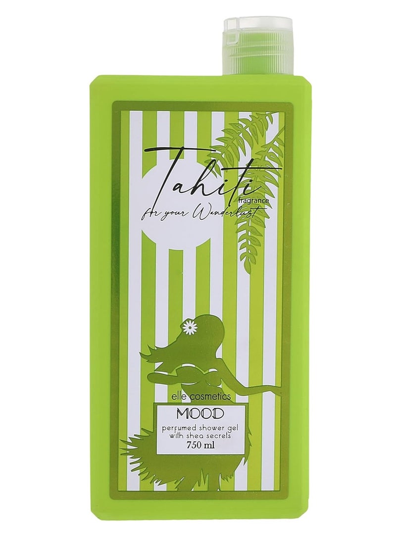 جل استحمام تاهيتي من مود 750 مل، من موود