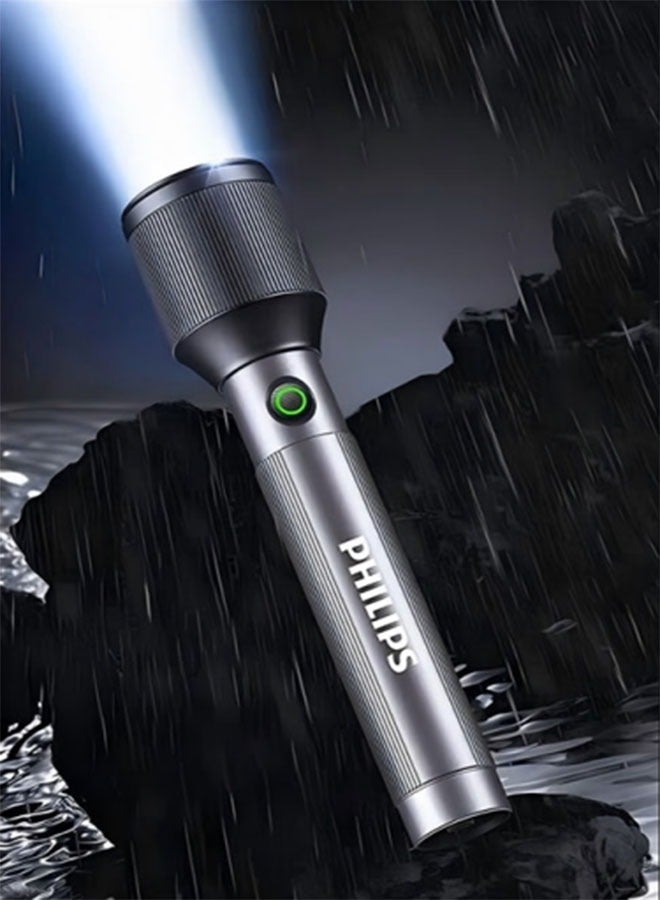 Philips Flashlight: Strong Light, Ultra-Bright, Long-Range, Outdoor Portable, Ultra-Long Battery Life, Aluminum Alloy, Waterproof, For Home Use - Image 1