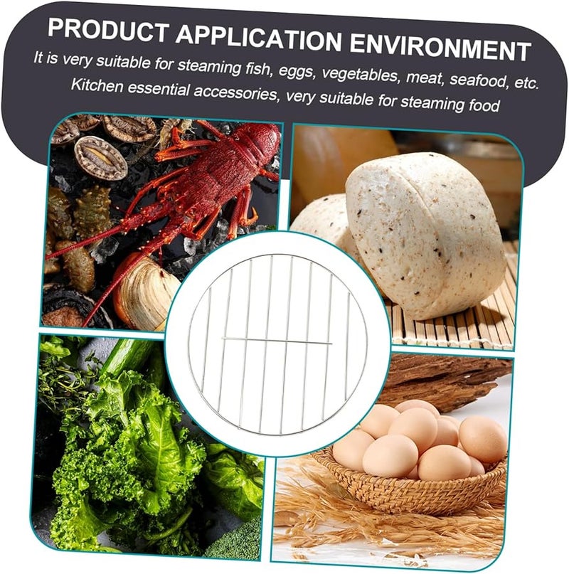 رف بخار من الفولاذ المقاوم للصدأ للزلابية، طباخ أرز، أداة طهي متعددة الوظائف - Image 5
