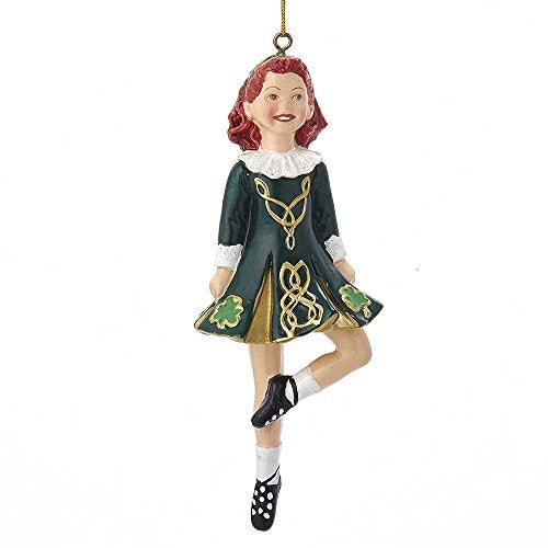Kurt S. Adler Kurt Adler 6-Inch Resin Step Irish Dancer Ornament for Christmas - Image 1