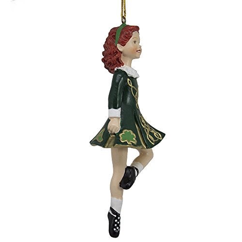 Kurt S. Adler Kurt Adler 6-Inch Resin Step Irish Dancer Ornament for Christmas - Image 3