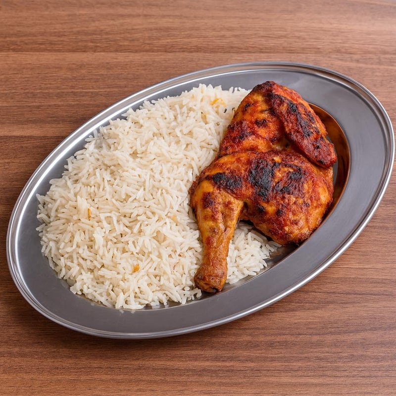 MN 3 Piece Stainless Steel Oval Serving Dish | Easy to Store & Durable & Dishwasher Safe | Stainless Steel Rice & Pasta Serving Dish | Serwais Oval Rice (40cm) - Image 2
