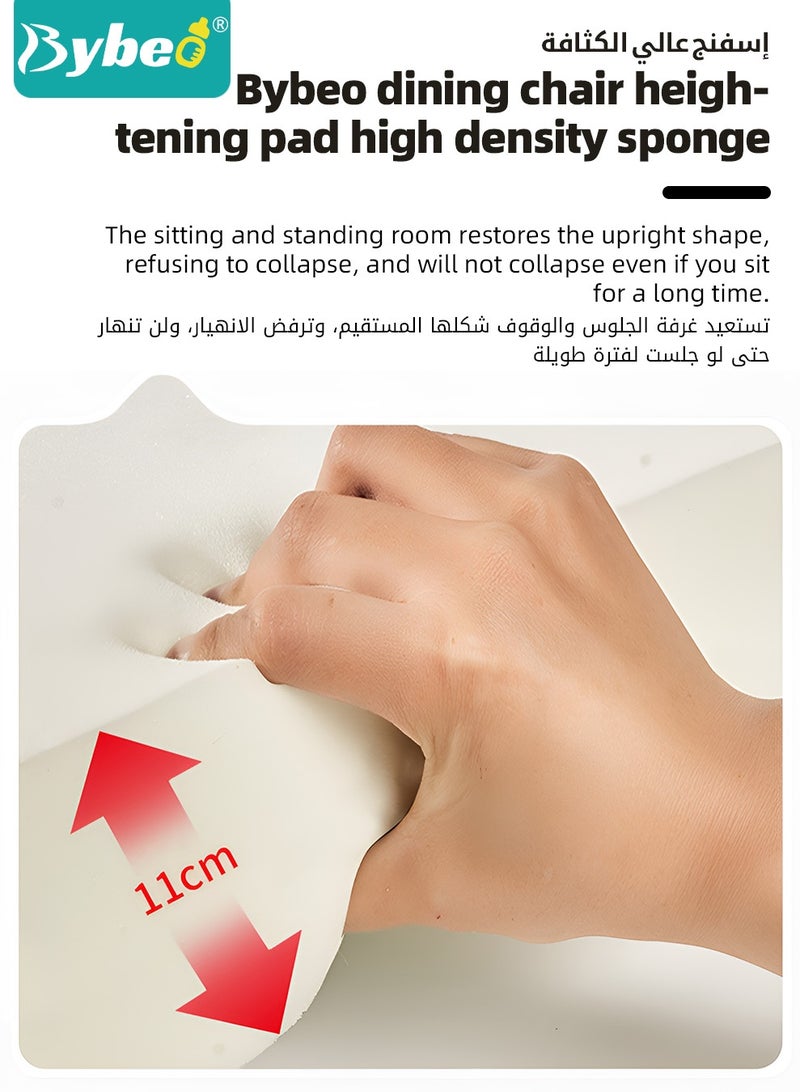 Bybeo Baby Booster Seat, Baby Portable High Chair, Toddler Chair Seat with Adjustable Straps, Baby Sit Up Seat, Travel Harness Seat for Toddlers Ages 6 Months+, Compact and Foldable - Image 3