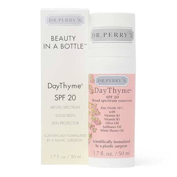 Dr. Perry's Dr. Perry’s DayThyme SPF 20 Daily Broad Spectrum Sunscreen with Zinc Oxide and Vitamins B3, B5 - Image 1