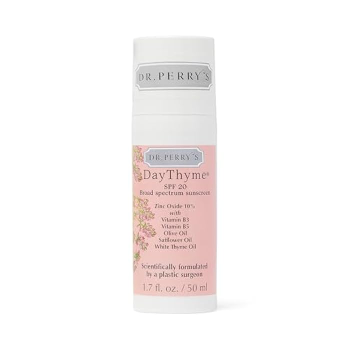 Dr. Perry's Dr. Perry’s DayThyme SPF 20 Daily Broad Spectrum Sunscreen with Zinc Oxide and Vitamins B3, B5 - Image 3