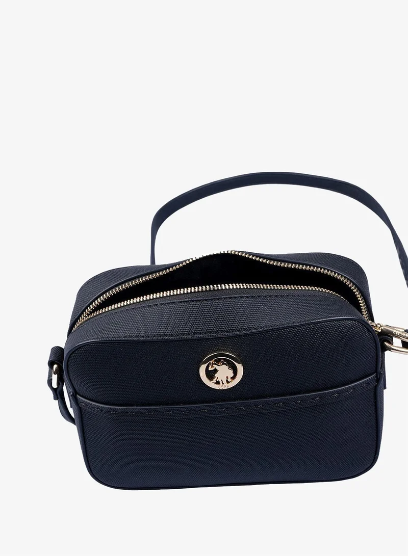 U.S. Polo Assn. BLACK U.S. Polo Assn. Women's Crossbody Bag, Ladies Shoulder Bag Handbag for Ladies Travel Bag for Girls  Black for Women | Best Price UAE