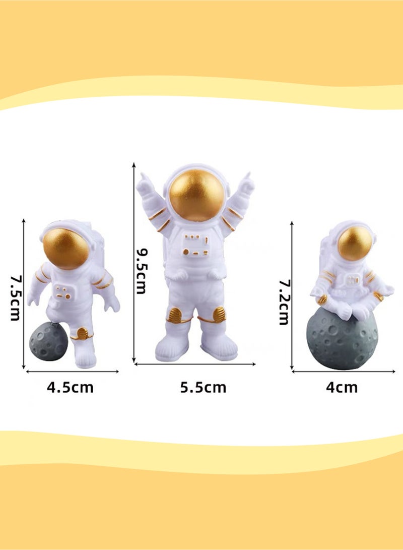 3Pcs Creative Astronaut Ornament Astronaut Model Living Room TV Cabinet Ornament Children's Room Decoration Birthday Gift - Image 5