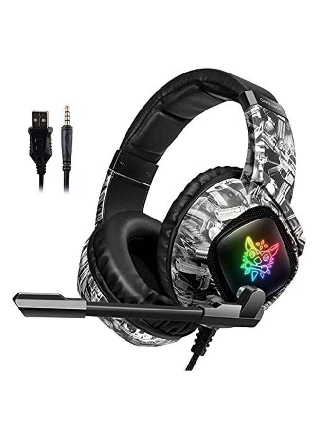 K19 Gaming Wired Headset With Microphone For PS4/PS5/XOne/XSeries/NSwitch/PC - Image 1