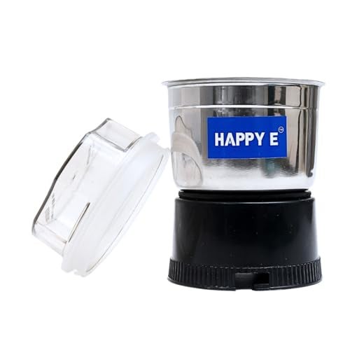 HAPPY E Chutney Jar for Juicer Mixer Grinder Only, (400ML), Stainless Steel Mixi Jar only (JMG) - Image 1