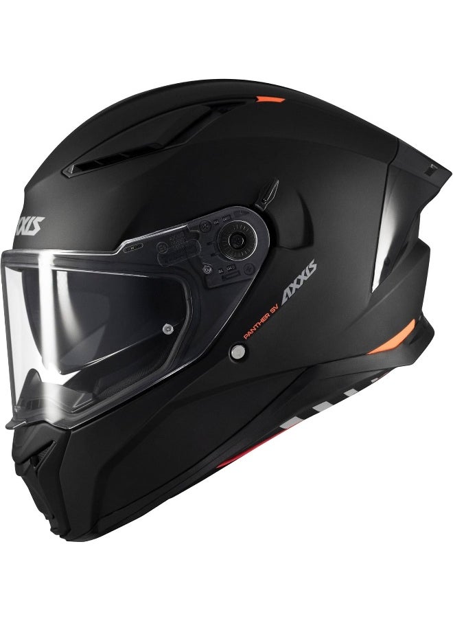 AXXIS Axxis Panther SV Fullface Helmet Solid Matt Black (S)  - Image 1