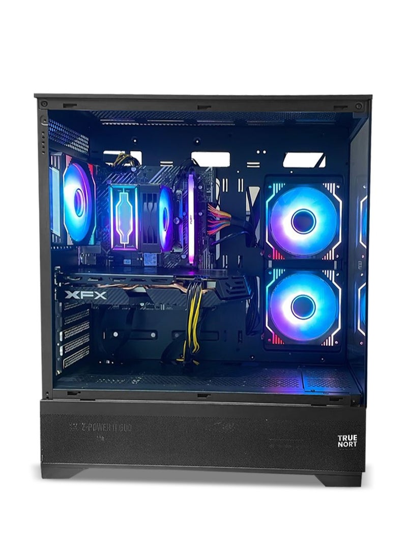Truenort Novaeon Gaming PC Intel Core i5-11400F/ H510 / RX580S/ 8GB RAM / 512GB SSD +1TB HDD/ TrueNort TN-19 270° Glass RGB Black Case/ Windows 11 Pro  - Image 3