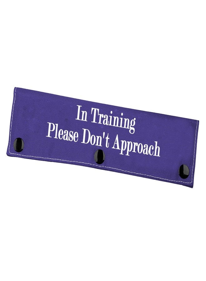 Zuo Bao Training Dog Leash Sleeve in Training Please Don't Approach Dog Leash Wrap Social Distancing Dog Patch (in Training Don't Approach) - Image 1