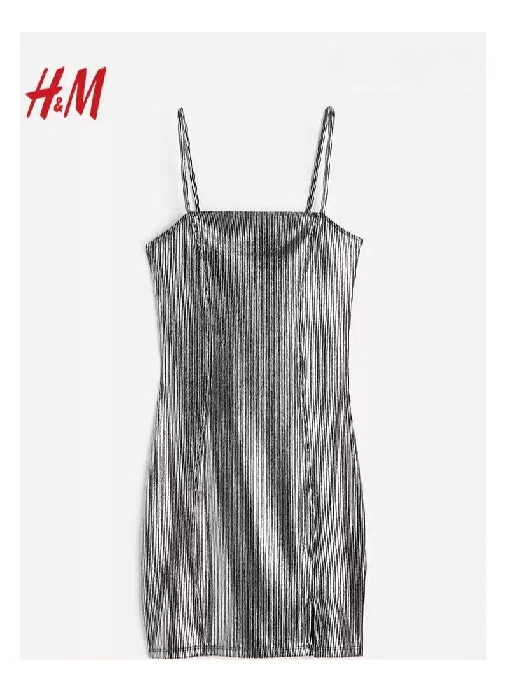 H and M - HM Women's New Loose Lightweight Comfortable Strap Dress - Image 1