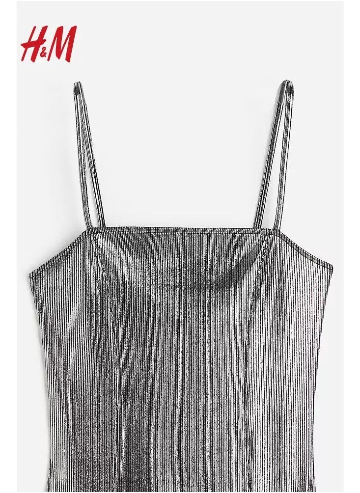 H and M - HM Women's New Loose Lightweight Comfortable Strap Dress - Image 1