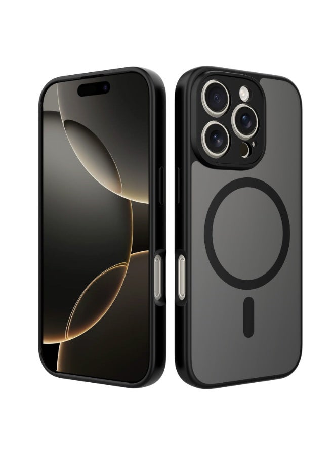 NIBEMINENT Protection Case With Magsafe For iPhone 14, Black Skin