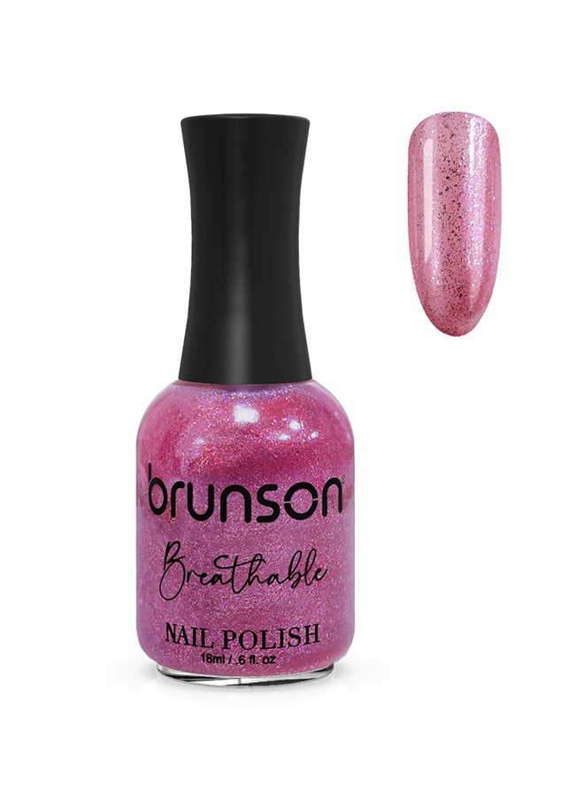 Breathable Nail Polish Halal nail polish Wudu friendly Quick-Dry Vegan long lasting but easy peel off   18ml BH366