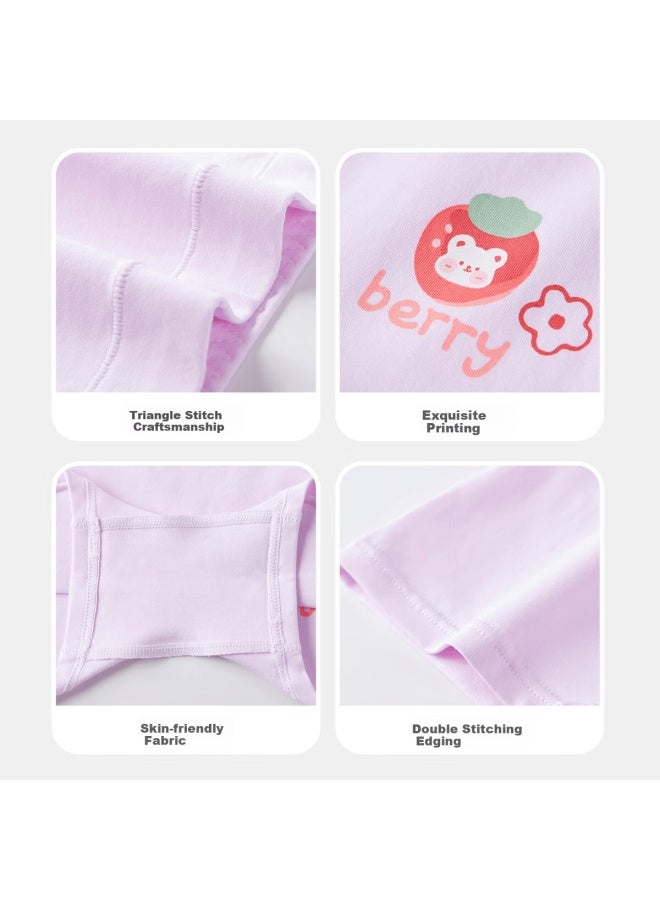 Deesha Girls' 7a Antibacterial 3-pack Soft Non-chafing Cotton-spandex Boyshort Underwear - Image 2