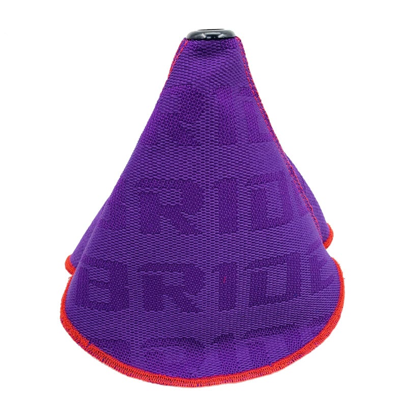 YEHICY Universal Shift Knob Shifter Boot Dust Cover Purple Canvas Hyper Fabric Racing Car Gear Shift Knob Collars MT/at