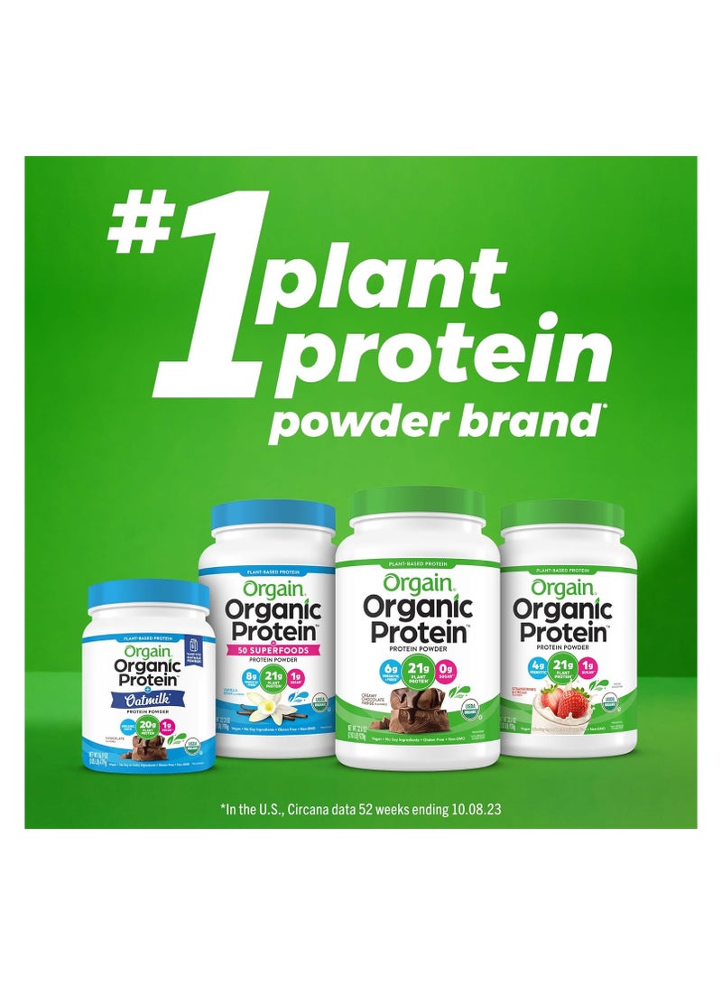 أورجين مسحوق بروتين نباتي عضوي من أورجين (طبيعي غير محلى، نباتي، 1.59 رطل / 720 جم) - Image 3