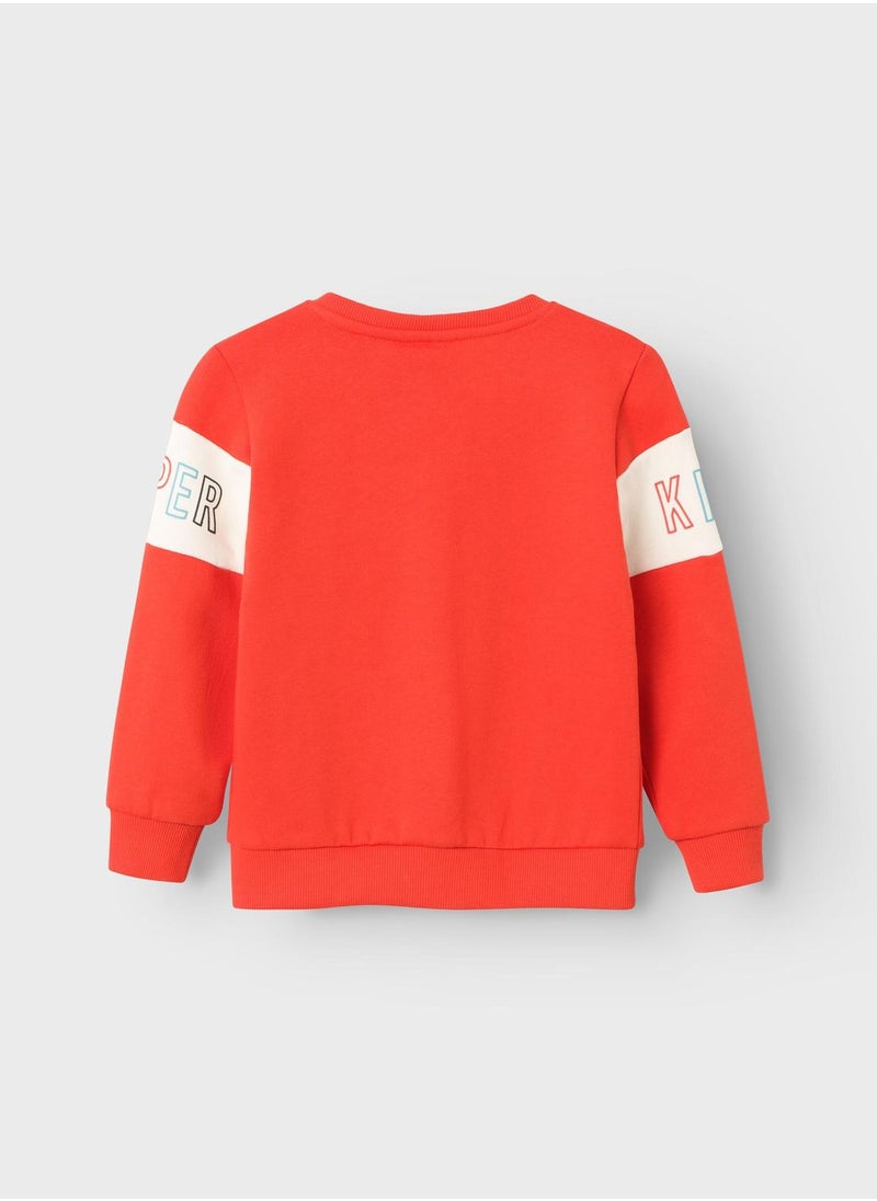 NAME IT - Kids Text Print Cardigan - Image 1