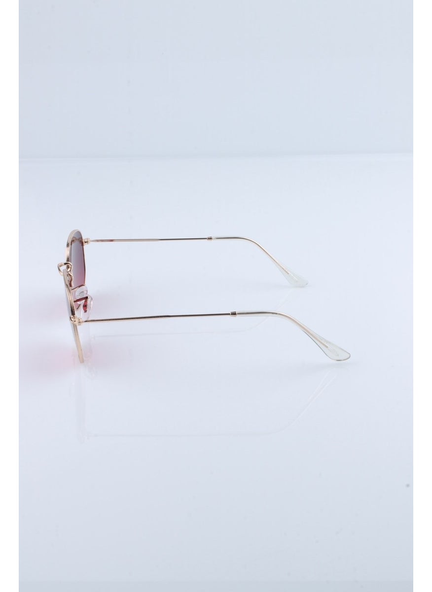 Silvio Monetti نظارات شمسية غير محددة الجنس باللون العنابي الوردي UV400 - 3SM3548R007  - Image 3