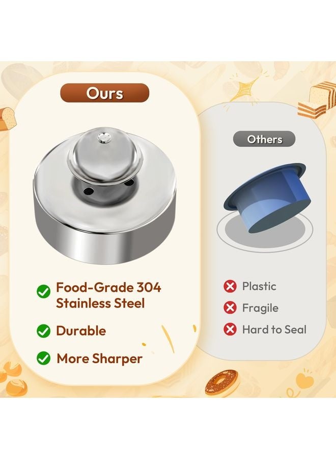 HOMESTAR Sandwich Cutter, Sandwich Cutter and Sealer, Sandwich Maker, Peanut Butter and Jelly Sandwiches Tool/PBJ Cutter, Sandwich Maker for Kids, for Thanksgiving/Christmas Day - Image 4