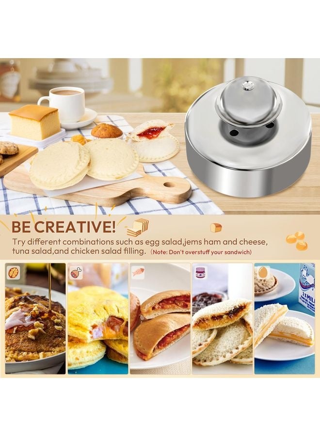 HOMESTAR Sandwich Cutter, Sandwich Cutter and Sealer, Sandwich Maker, Peanut Butter and Jelly Sandwiches Tool/PBJ Cutter, Sandwich Maker for Kids, for Thanksgiving/Christmas Day - Image 5