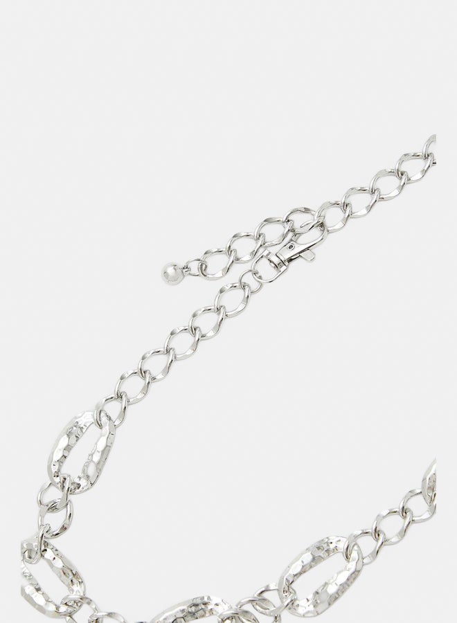 FOREVER 21 Hammered Chain Belt  - Image 4
