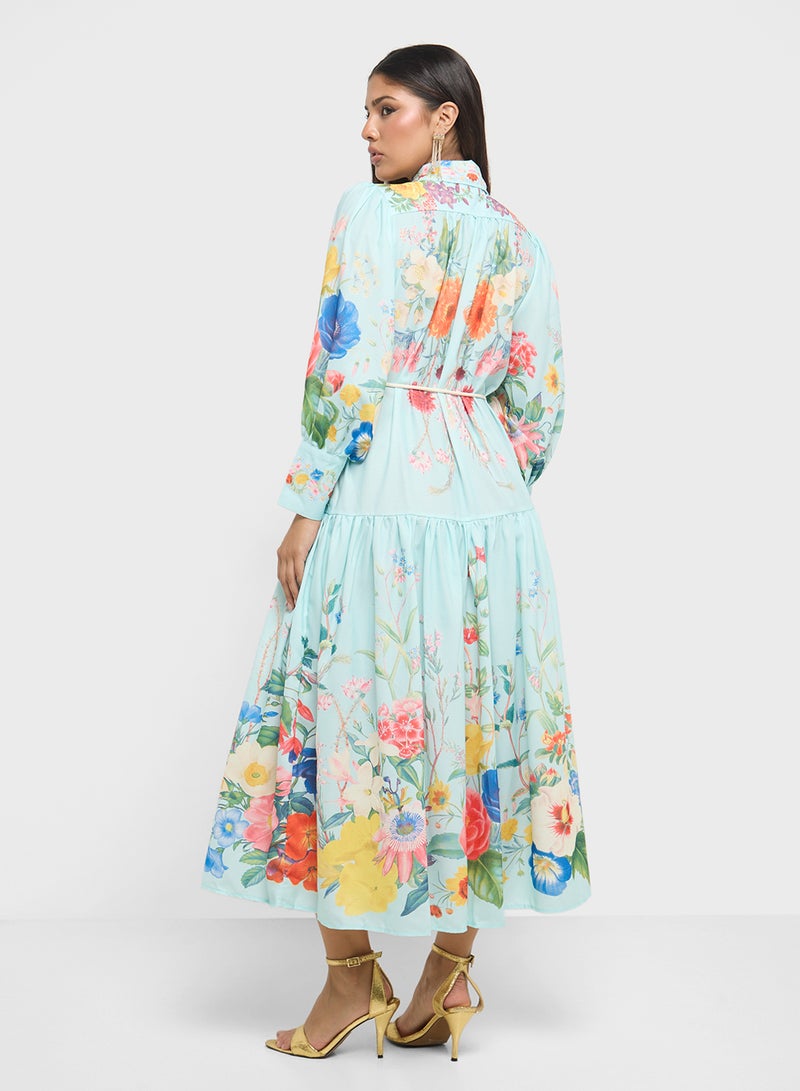 Khizana Floral Print Dress - Image 2