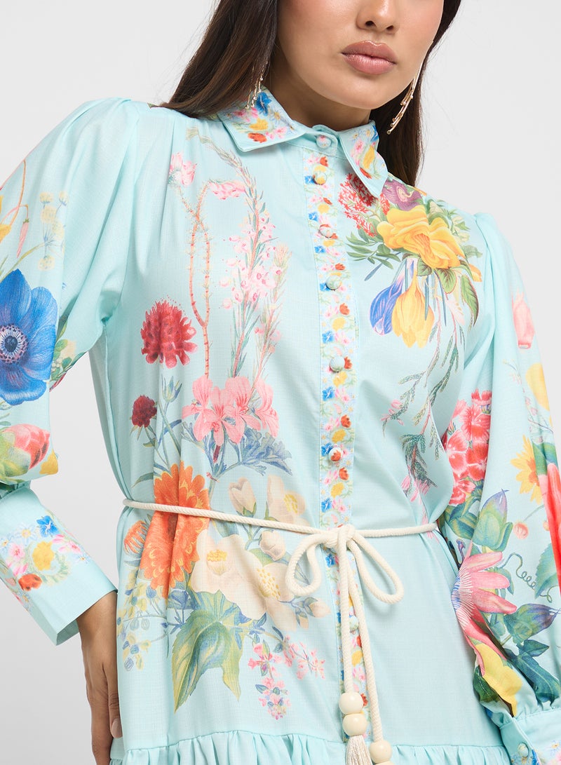 Khizana Floral Print Dress - Image 3