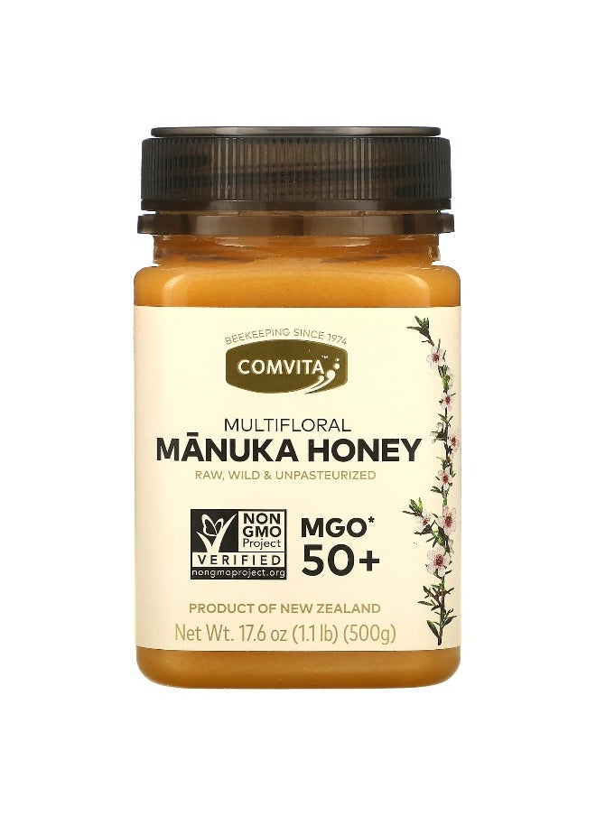 Comvita Comvita, Multifloral Manuka Honey, MGO 50+, 17.6 oz (500 g)  - Image 1