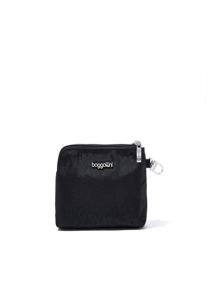 Baggallini On the Go Daily RFID Pouch - Lightweight 7"x5" Travel Essential RFID Wallet - Image 1