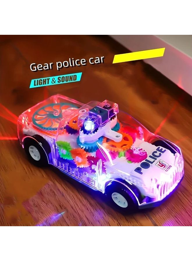 عربة أطفال شريرة كهربائية شفافة مع أضواء وأصوات وتحكم عن بعد - Image 2