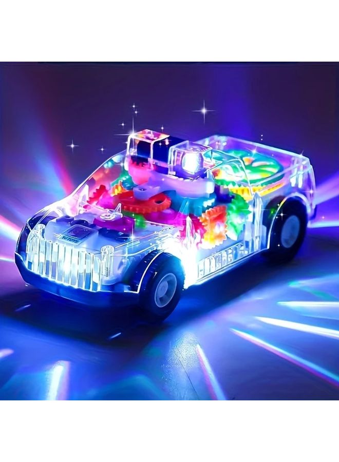 عربة أطفال شريرة كهربائية شفافة مع أضواء وأصوات وتحكم عن بعد - Image 5