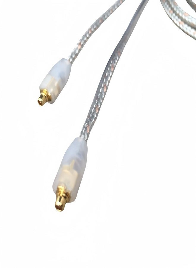 كابل سماعة أذن بديل قابل للفصل بطول 64 بوصة من طراز EAC64CL لسماعات Shure SE215 و SE315 و SE425 و SE535 و SE846 (شفاف) - Image 3