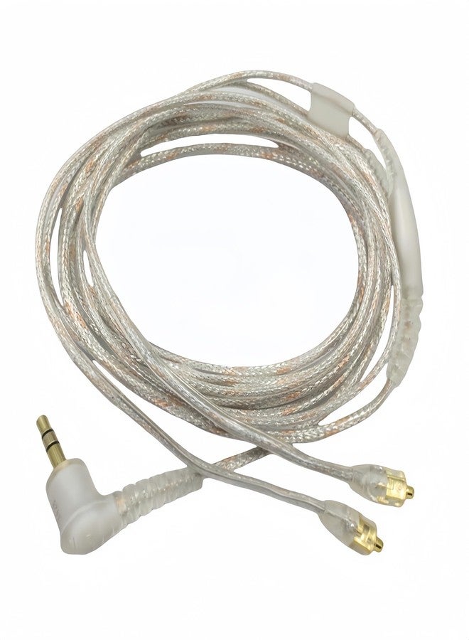 كابل سماعة أذن بديل قابل للفصل بطول 64 بوصة من طراز EAC64CL لسماعات Shure SE215 و SE315 و SE425 و SE535 و SE846 (شفاف) - Image 1