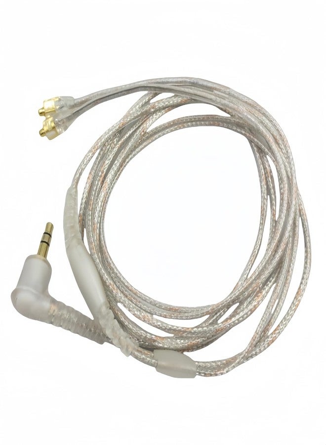 كابل سماعة أذن بديل قابل للفصل بطول 64 بوصة من طراز EAC64CL لسماعات Shure SE215 و SE315 و SE425 و SE535 و SE846 (شفاف) - Image 2