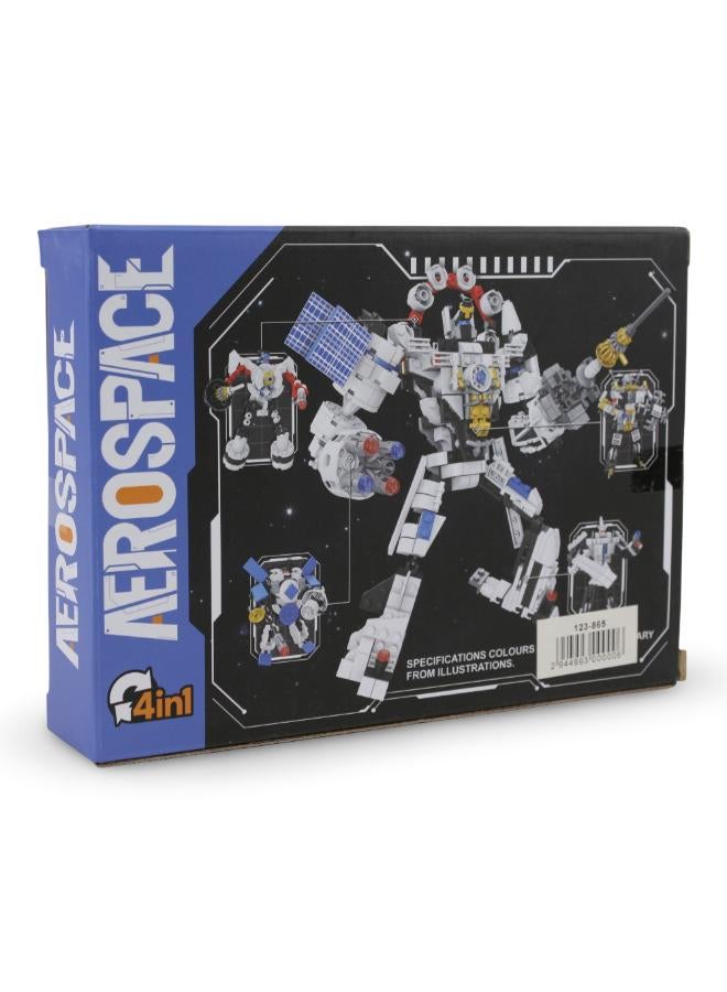 OKO 2-in-1 Aerospace Transforming Blocks – 161 Pieces - Image 1