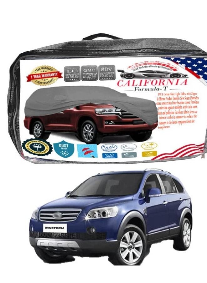 California formula-T California Car body Cover Windproof & Scratch Resistant with Working Gloves for Daewoo Winstorm 