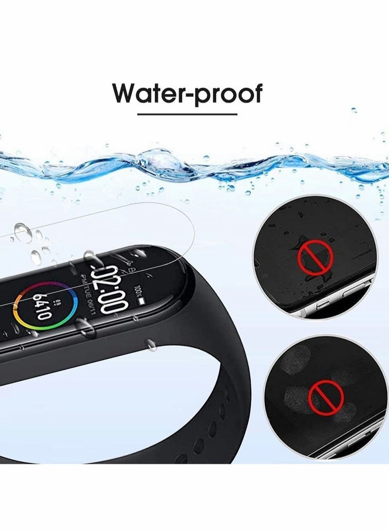 Captaintech Protective film, Compatible with Xiaomi Mi Smart Band 6, Full Cover/Bubble Free/Touch Sensitive/Anti-Scratch/Not Glass Film(4PCS) - Image 3