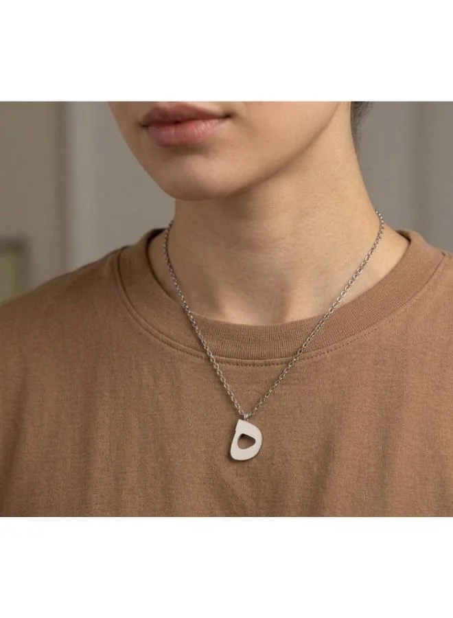 روفو Arabic Letter 'Ha' Necklace 18k Gold Plated
